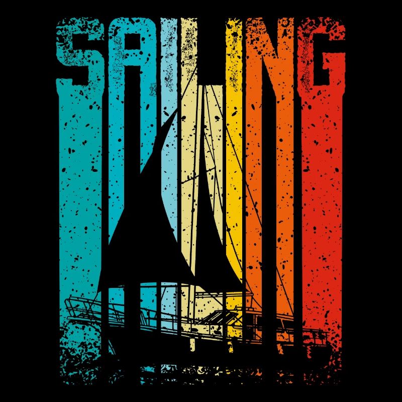 Retro Vintage Sailing