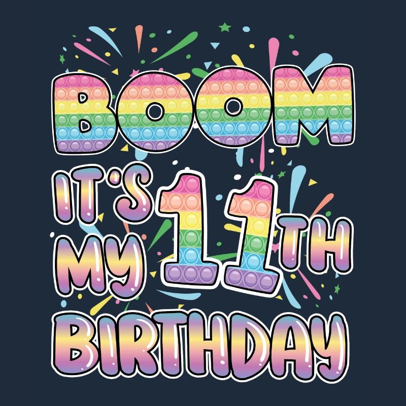 Boom C’est mon 11e anniversaire Numéro Popper Pop It