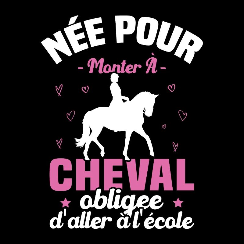 Née pour monter à cheval obligée d'aller à l'école