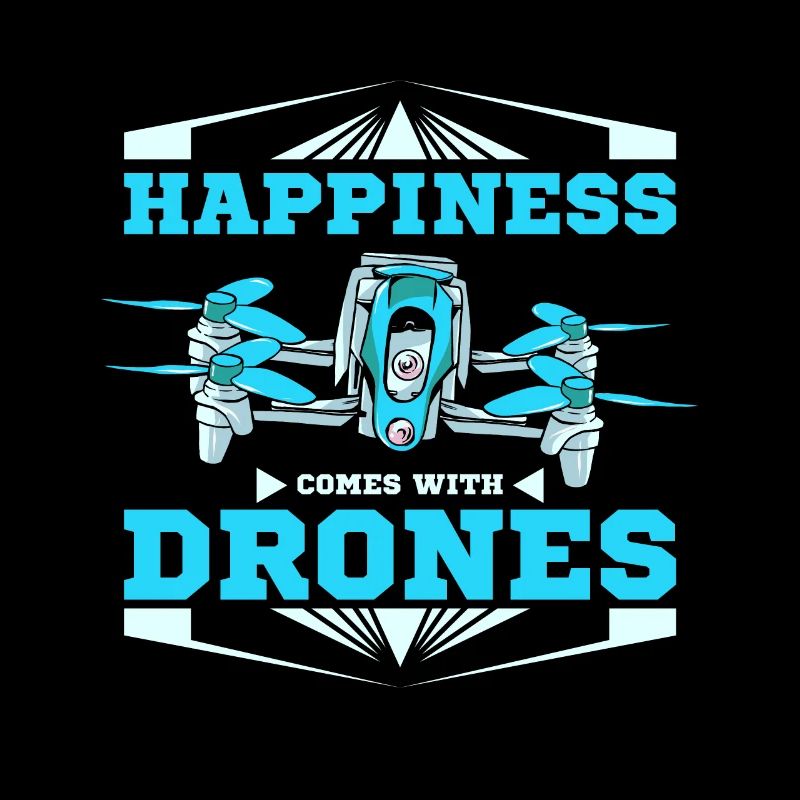 Happiness comes with drones