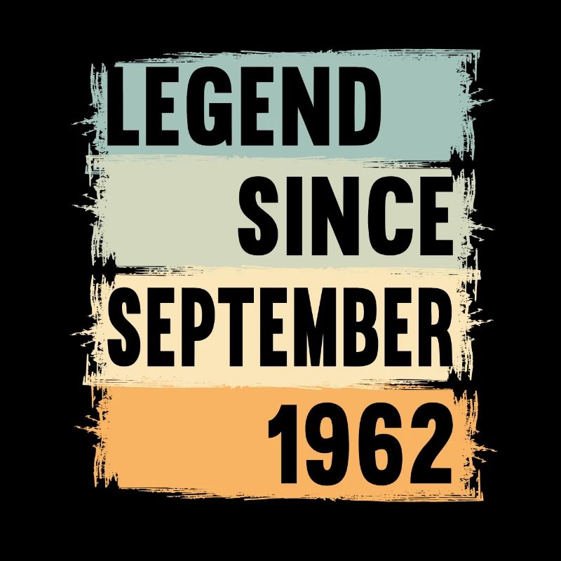Born September 1962 60 years 60s 60th birthday