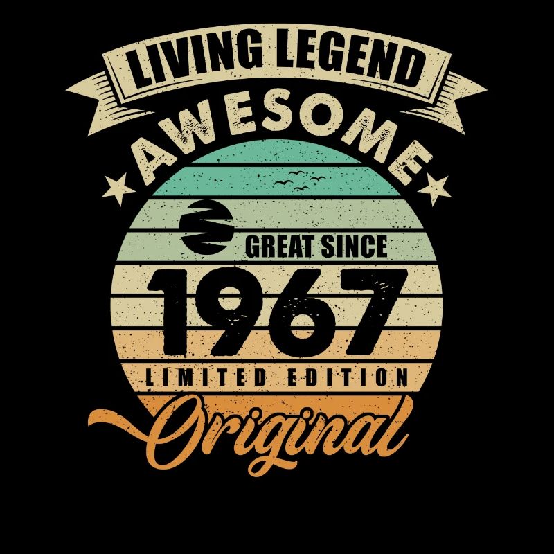 1967 Anniversaire Retro Orginal