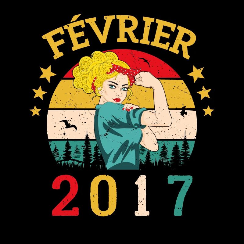 Février 2017 anniversaire idée cadeau vintage 2017