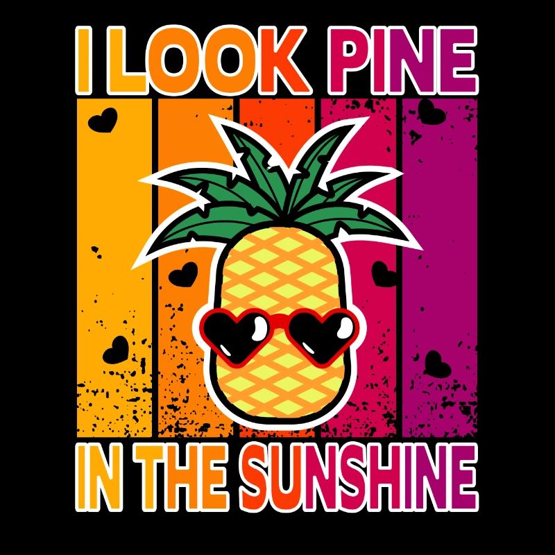 Je regarde le pin au soleil
