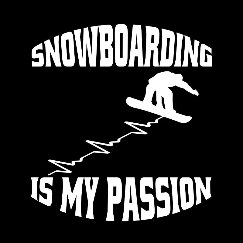 Snowboard Spruch Wintersport Snowboardfahrer