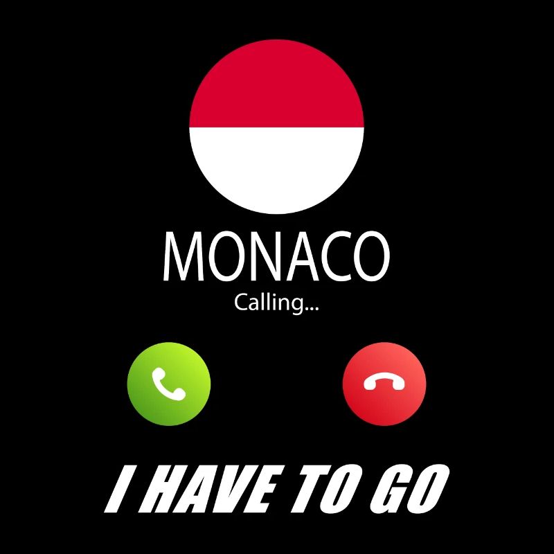 Monaco ruft an Lusiger Flaggen Spruch