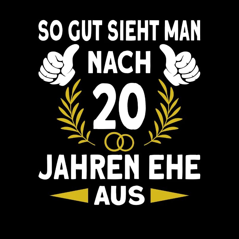 Porzellanhochzeit 20 Hochzeitstag Ehemann Ehefrau
