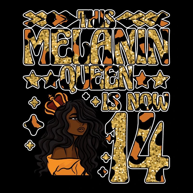 This melanin queen is now 14 black