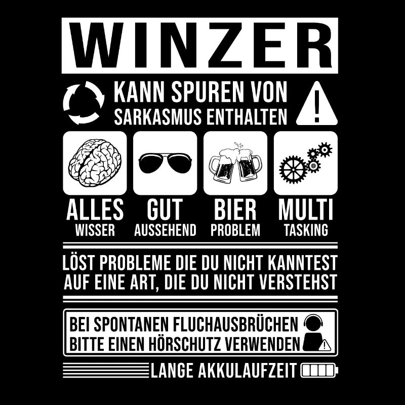 Winzer Spruch lustig