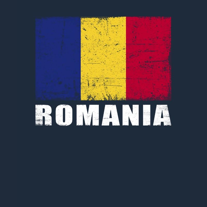 Roumanie Drapeau Grunge Roumanie Drapeau
