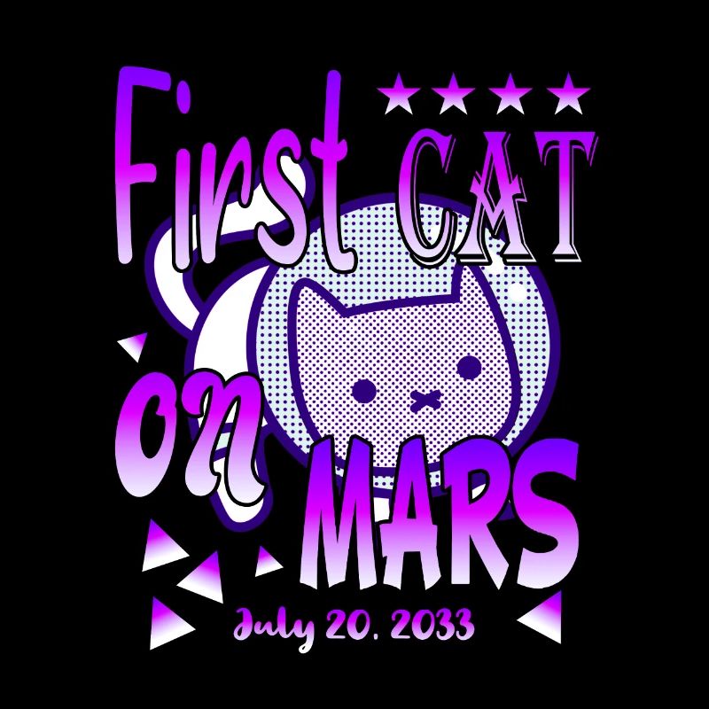 Premier chat sur Mars