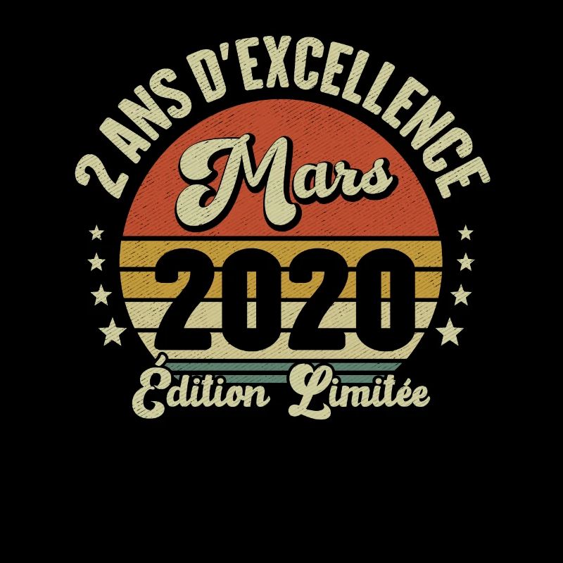 Mars 2 Ans Mariage Idée Cadeau Anniversaire Mari