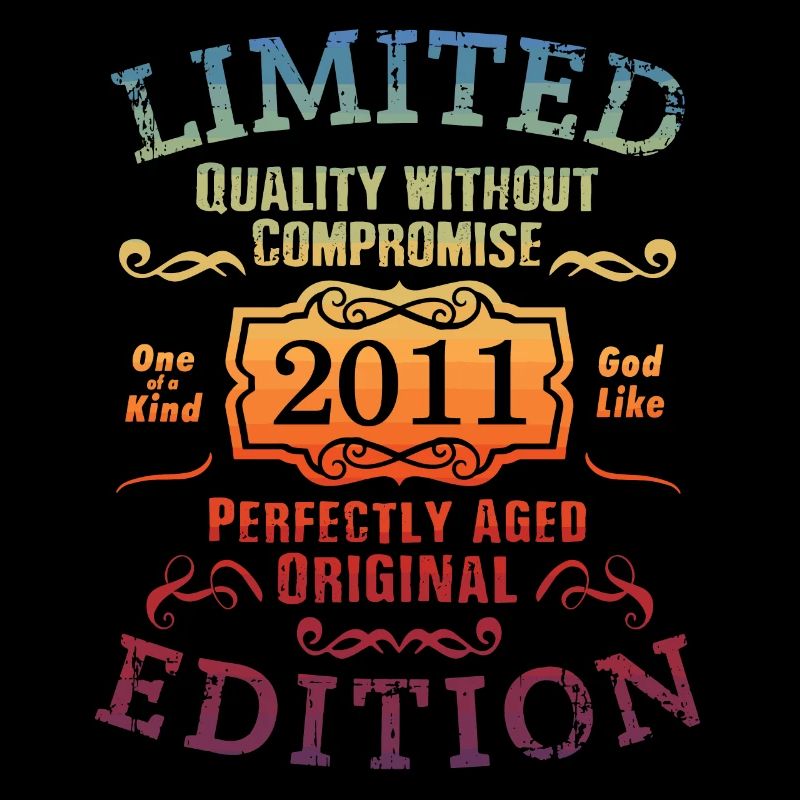 Geburtstag 2011 Limited Edition Geschenk Used Cool