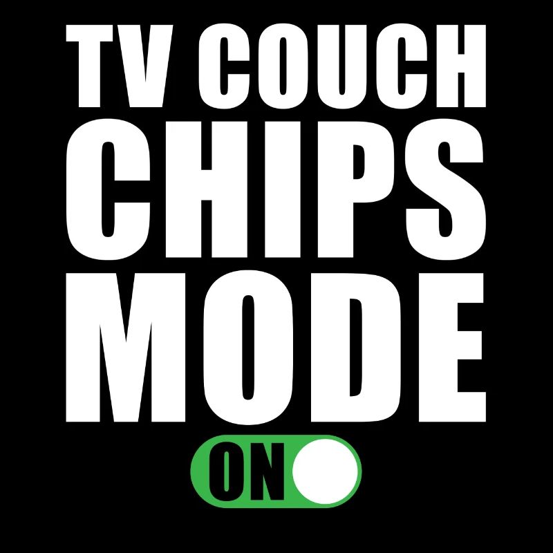 Tv Couch Chips Mode On