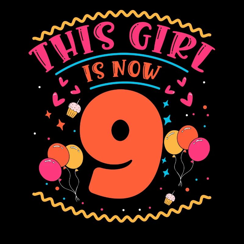 Cette fille a maintenant 9 | Thème Cupcake