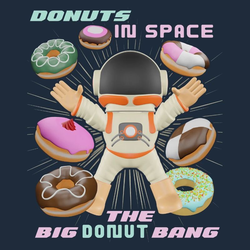 Donut space, beignets dans l’espace, drôle d’astronaute