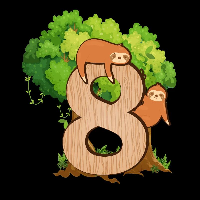 8th birthday | Sloth birthday | Sloth