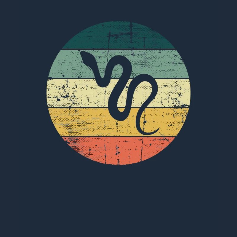 Snake Retro Reptile Python Idée cadeau