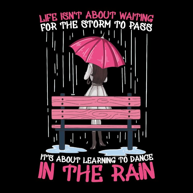 Learning To Dance In The Rain Regenschirm Sturm