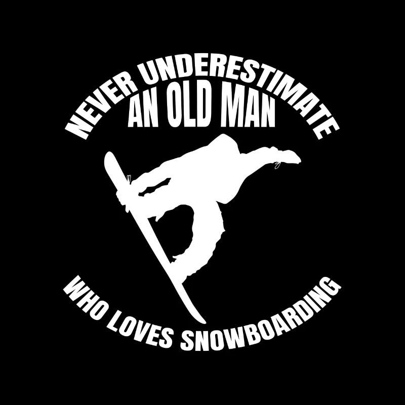 Snowboard Spruch Snowboardfahrer Wintersport