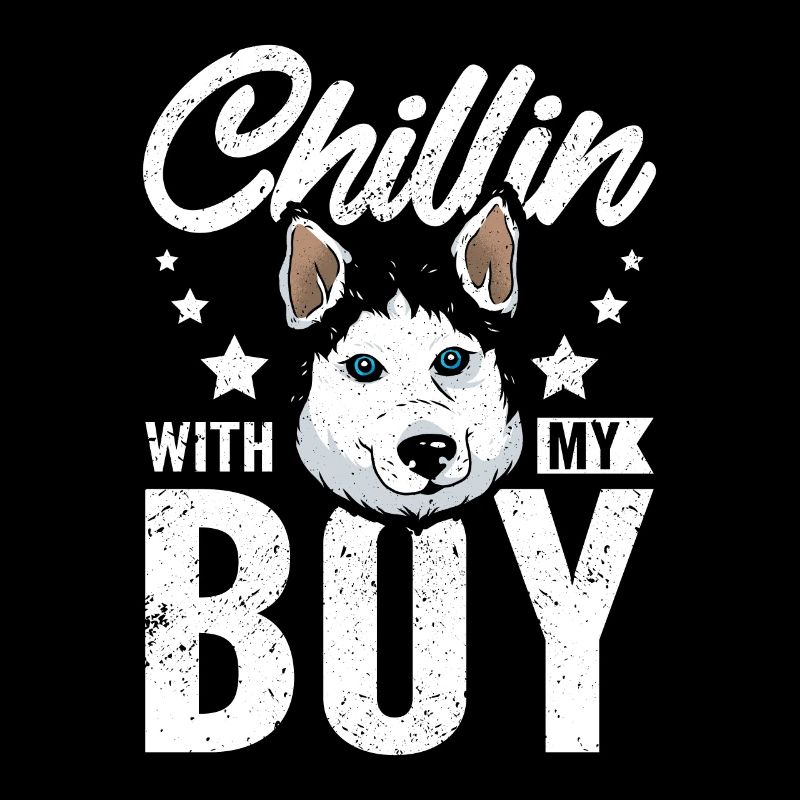 Chillin avec mon garçon, husky sibérien