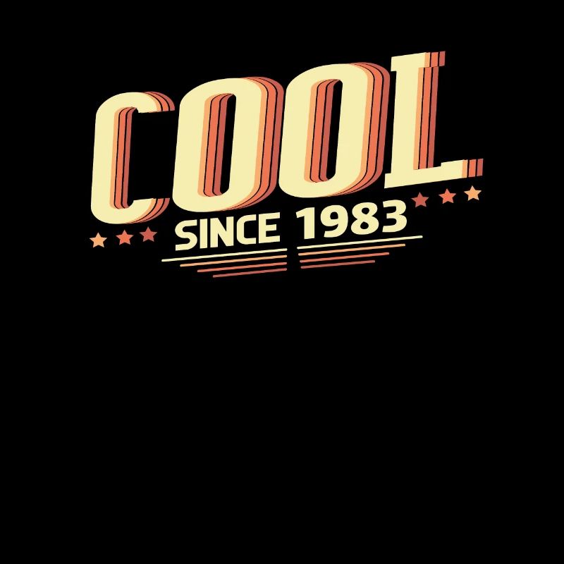 Cool seit 1983 Sprüche Geburtstag Modern