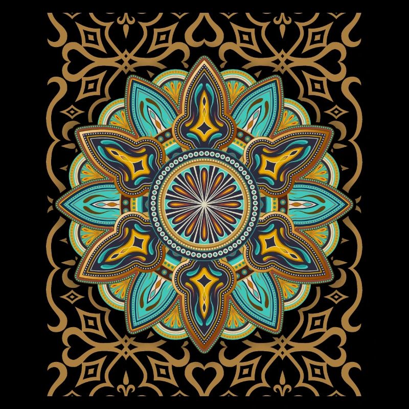 Mandala Design, 3D Mandala, Vintage Arabesque