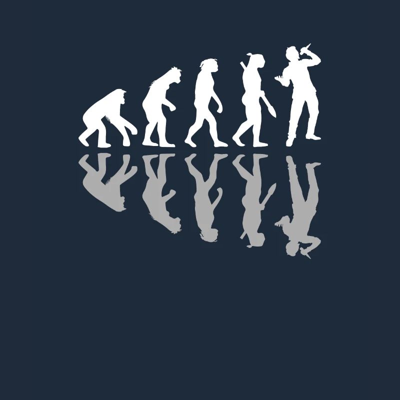 Human Evolution Singer Singing Music Lover