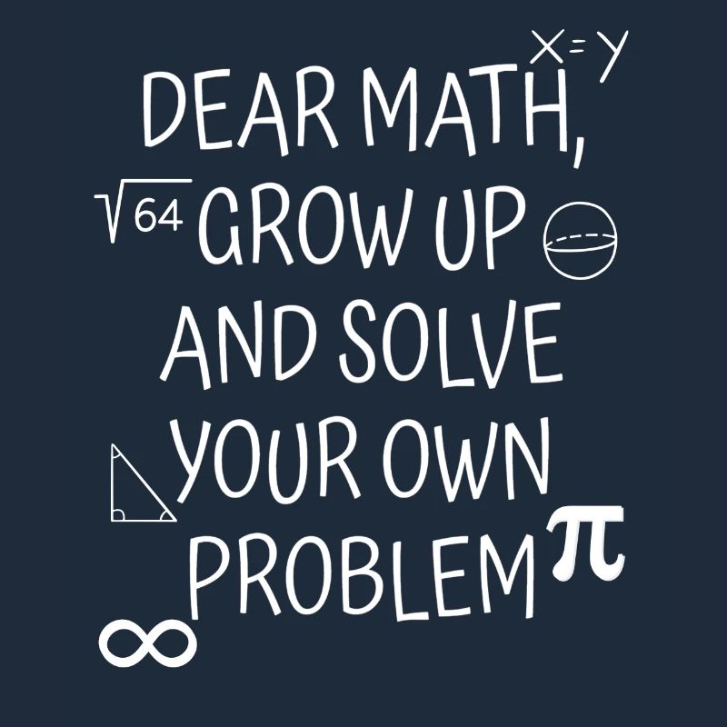 Math Funny Student Saying Math Teacher