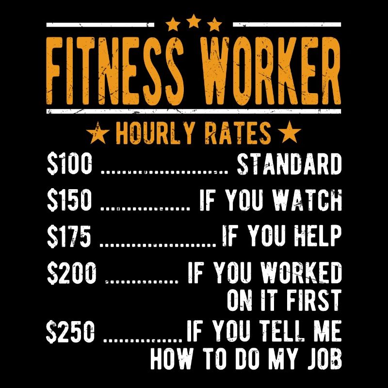 Fitness worker hourly wage