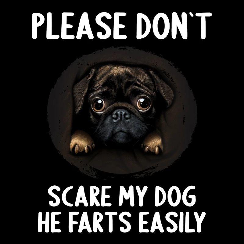 S’il vous plaît, n’effrayez pas mon chien Carlin