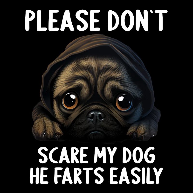 S’il vous plaît, n’effrayez pas mon chien Carlin