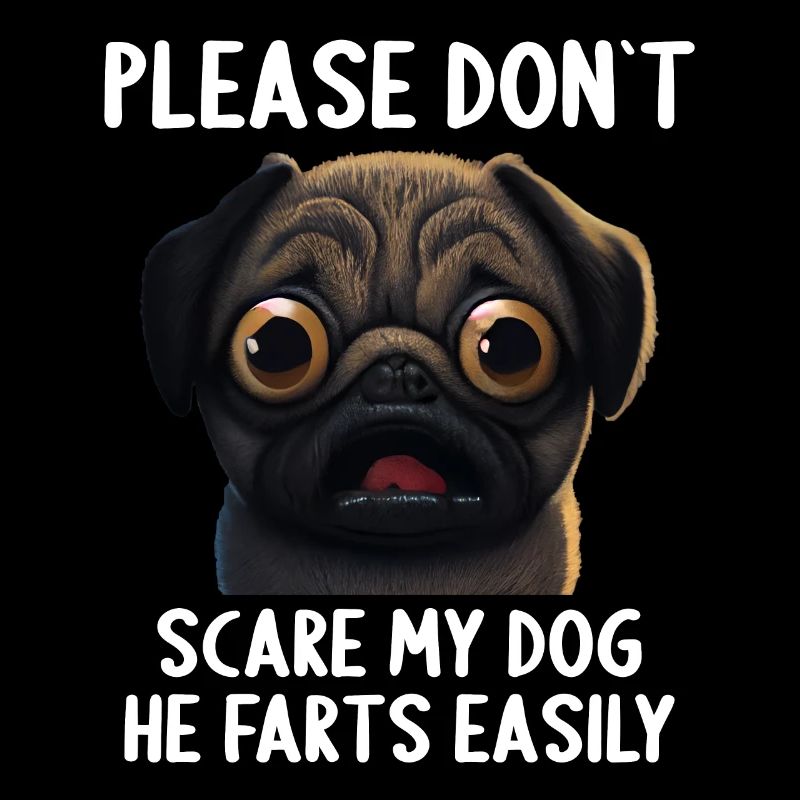 S’il vous plaît, n’effrayez pas mon chien Carlin