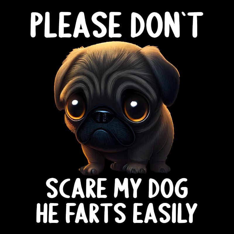 S’il vous plaît, n’effrayez pas mon chien Carlin