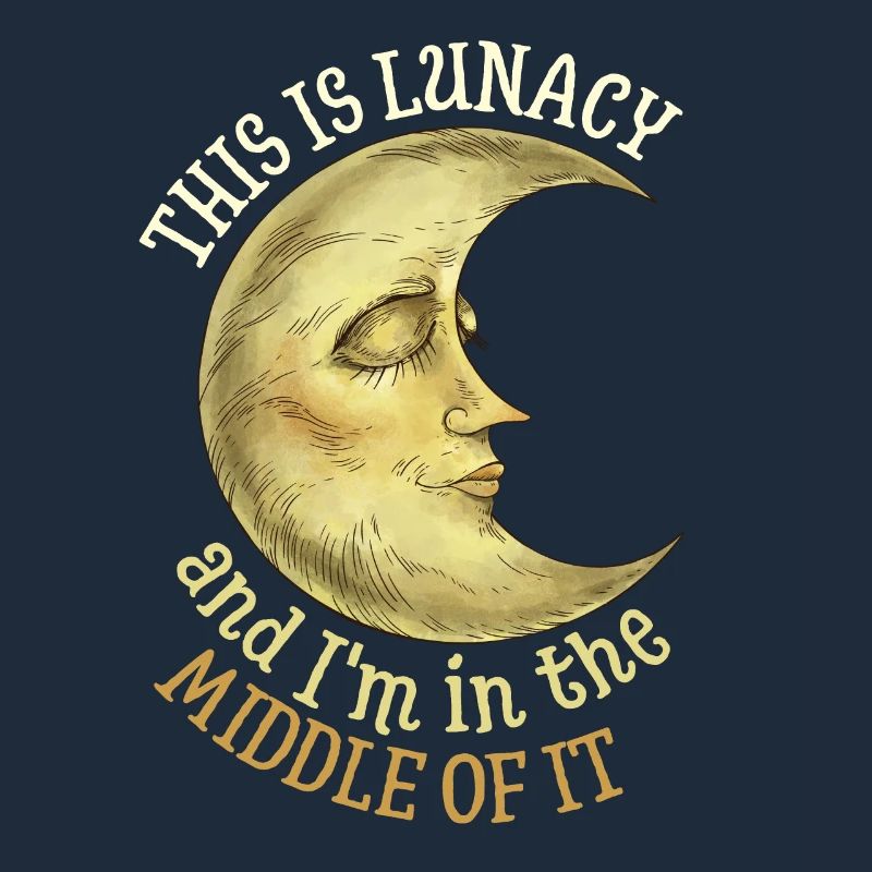 Crescent, Moon Full Moon, Lunacy Saying