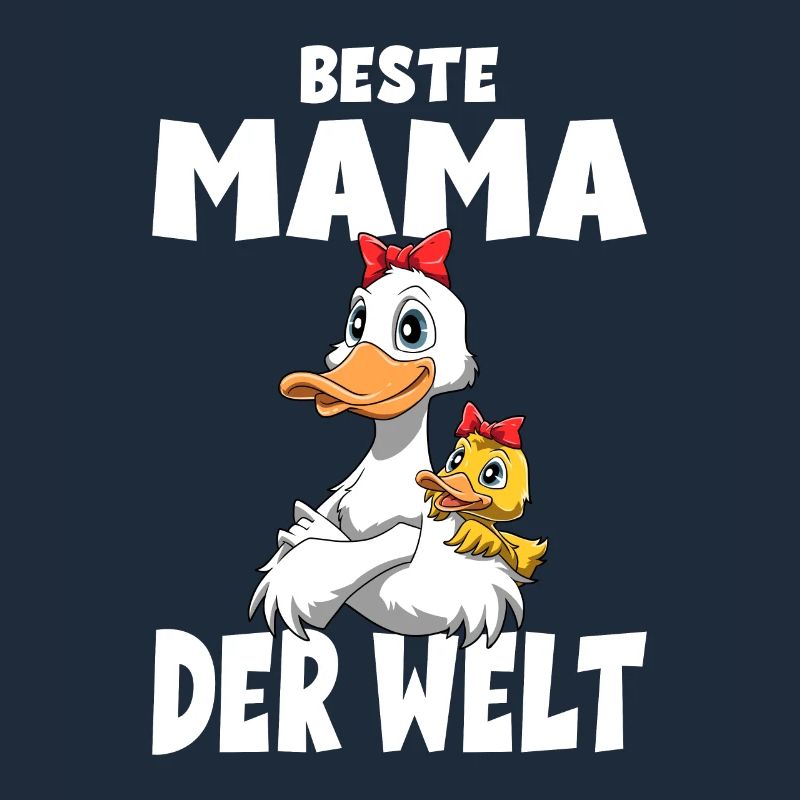 Beste Mama der Welt Muttertag Mutter Enten