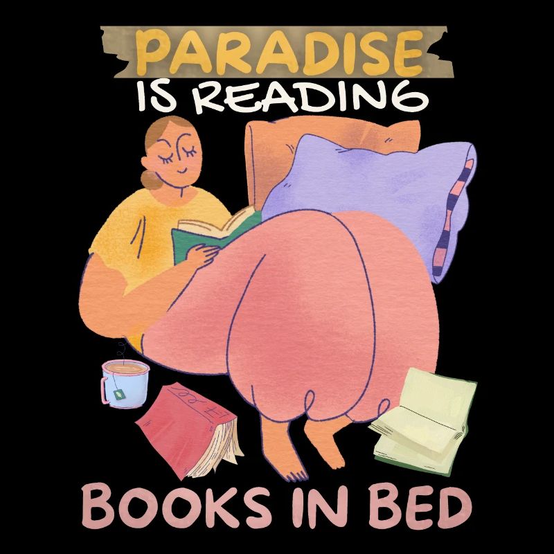 Book, Reading Books in Bed, Bookworm Boho Style