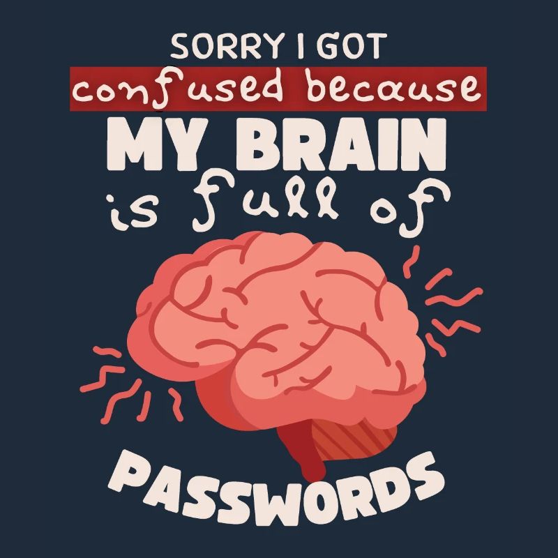 Passwords Forgot Password Computer Nerd Saying