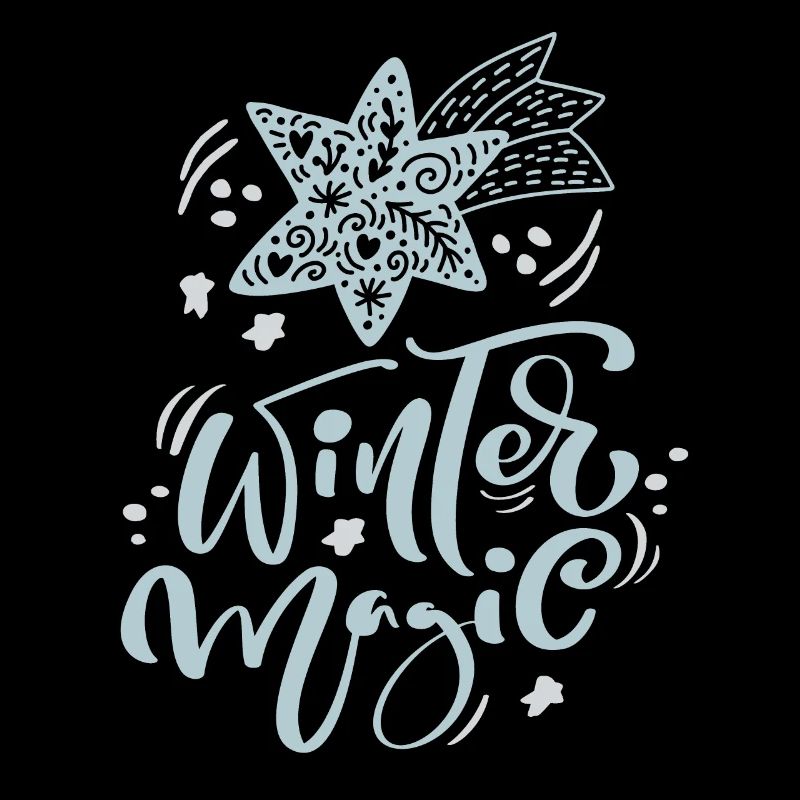 Winter Design, Winter Magic Winter Motiv mit Stern
