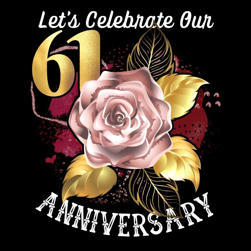 61st anniversary, anniversary celebration, wedding anniversary