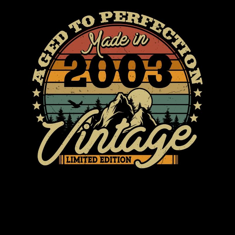 Vintage Retro Geburtstagsgeschenk 2003