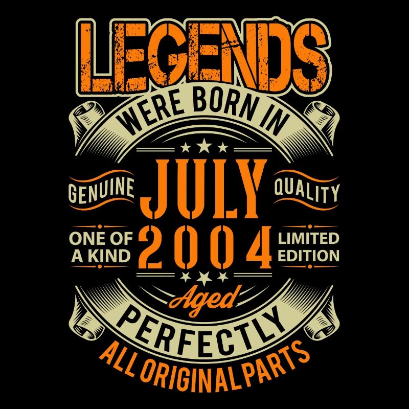 2004 Juli Geburtstag Legende