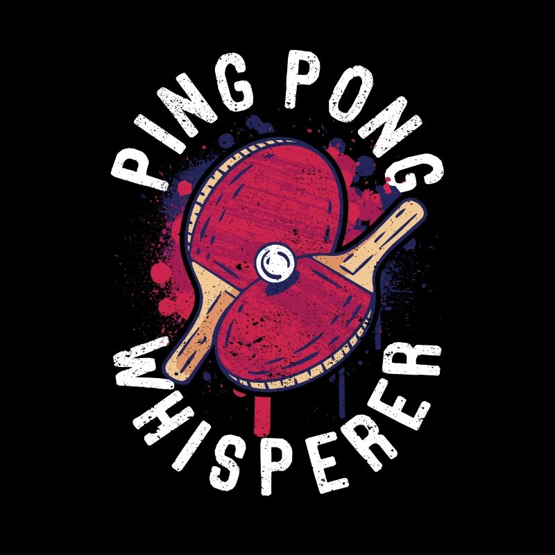 Ping Pong Whisperer Paddle Balls Master Funny