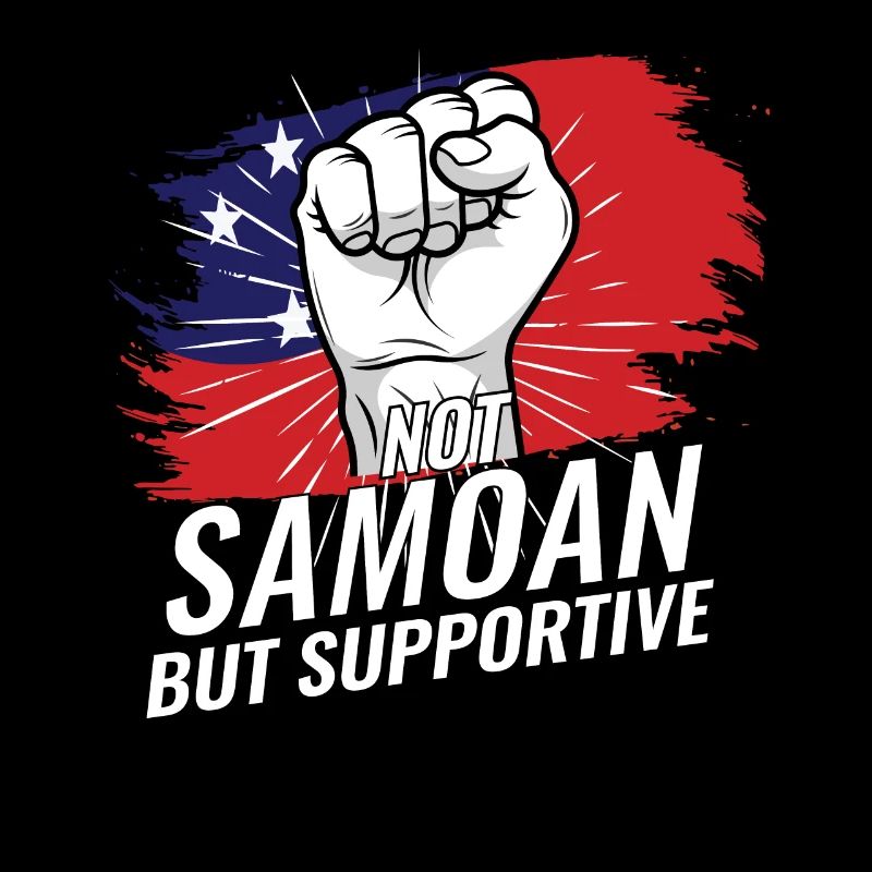 Pas samoan mais un pays de soutien au drapeau des Samoa