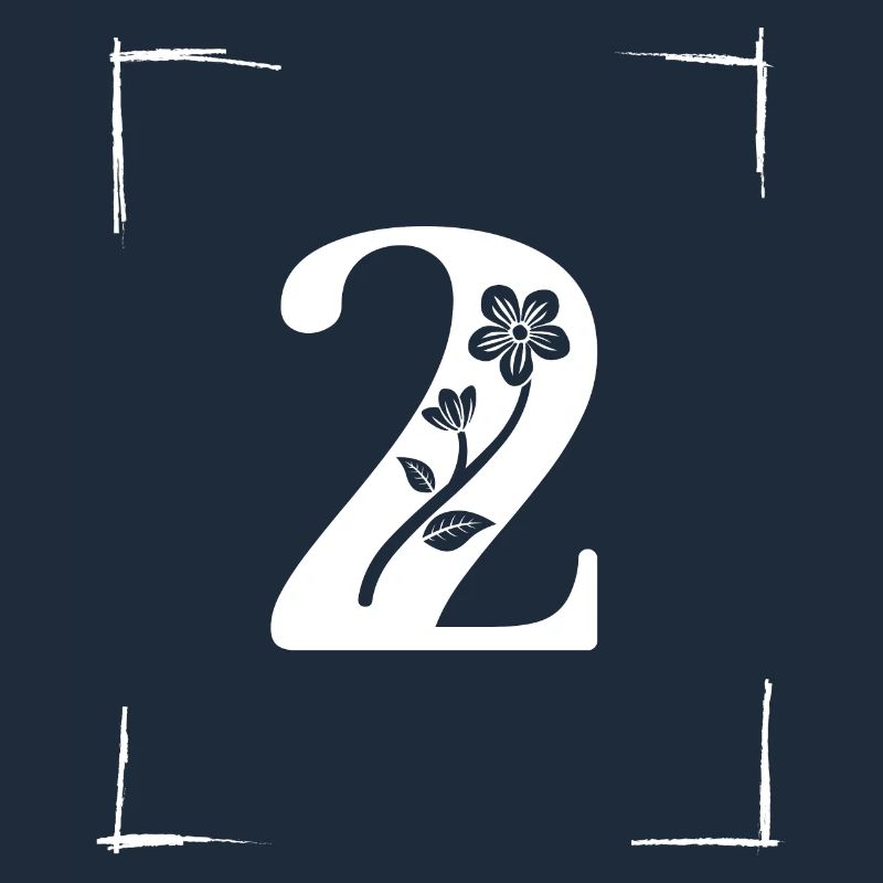 number 2 initial