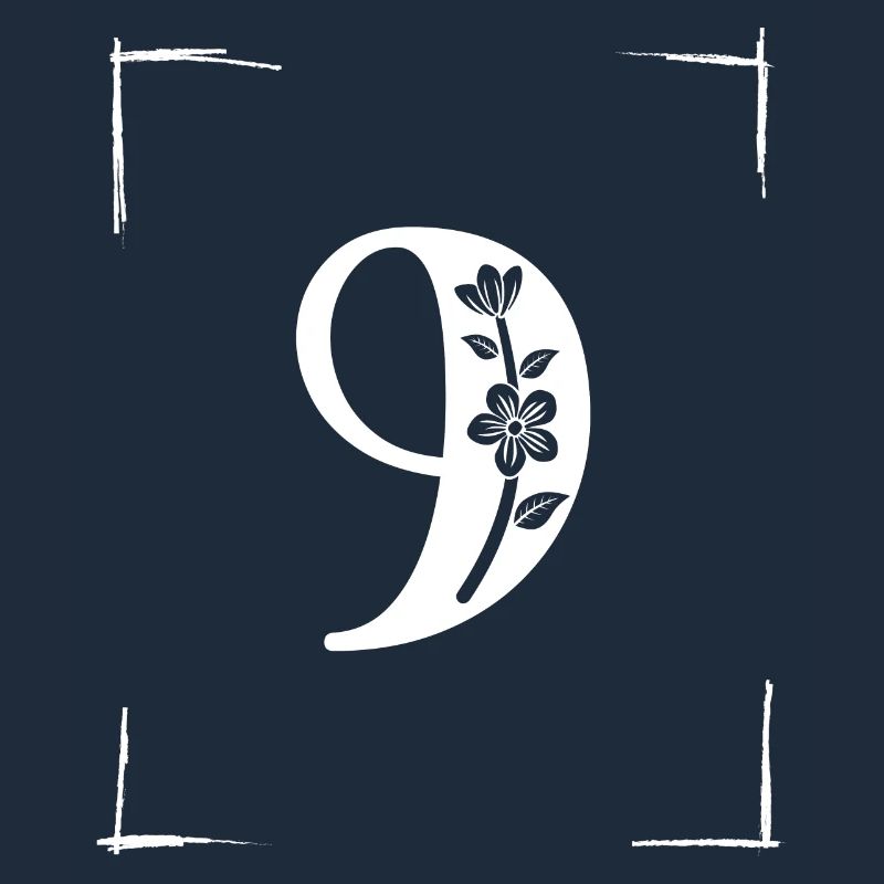 number 9 initial