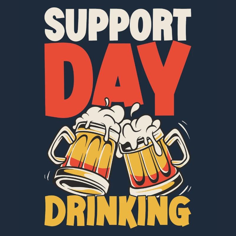 Support Day Drinking Squad Party and Beer Drinking