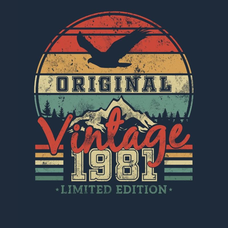 Original 1981 Birthday Retro