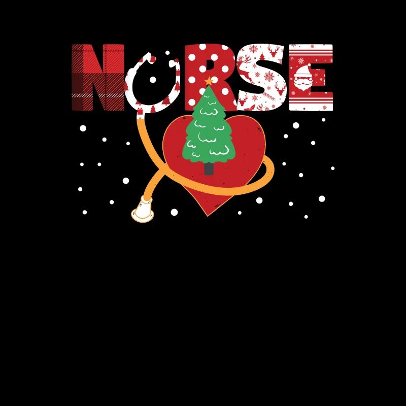Krankenschwester RN Stethoskop Weihnachtsbaum