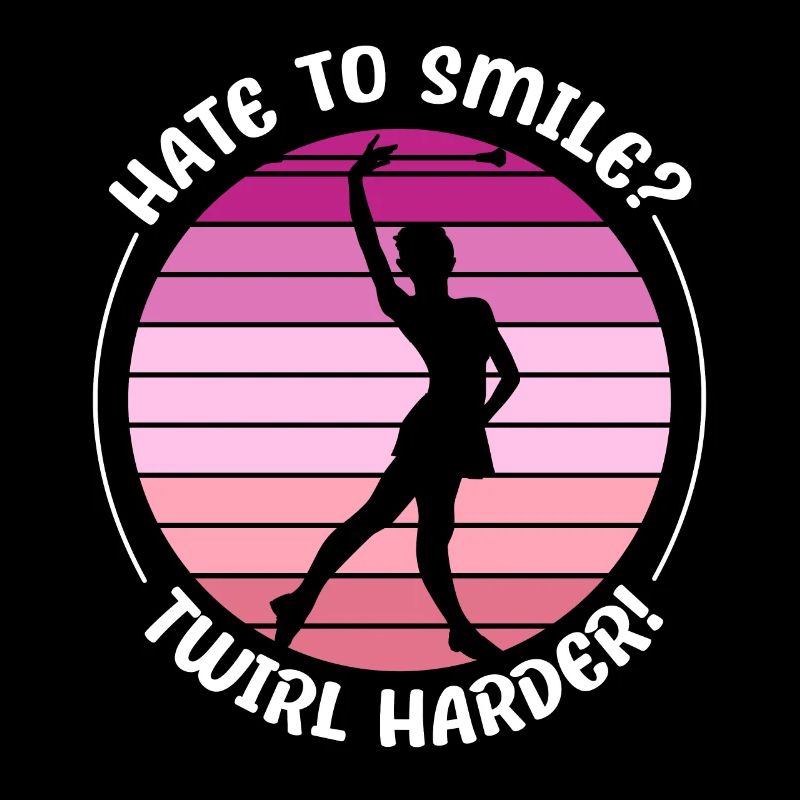Bâton Twirling Hate To Smile - Twirl Matraque